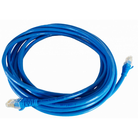 Cable Cat6A Linkmade C6AA-50 C6AA-50 5,0mt Cat6a U/FTP Azul LSZH Cable Patch Inyectado Multifilar
