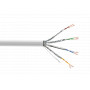 Cable Cat6A Linkmade C6AW-10 C6AW-10 LINKMADE 1mt Cat6a U/FTP Blanco LSZH Cable Patch Inyectado Multifilar