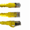 Cable Cat6A Linkmade C6AM-30 C6AM-30 LINKMADE 3mt Cat6a U/FTP Amarillo LSZH Cable Patch Inyectado Multifilr