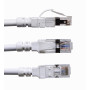 Cable Cat6A Linkmade C6AW-05-4 C6AW-05-4 LINKMADE 4un 0,5mt Cat6a U/FTP Blanco LSZH Cable Patch Multif 4x50cm