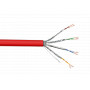 Cable Cat6A Linkmade C6AR-30 C6AR-30 3mt Cat6a U/FTP Rojo LSZH Cable Patch Inyectado Multifilar