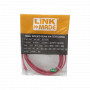 Cable Cat6A Linkmade C6AR-30 C6AR-30 3mt Cat6a U/FTP Rojo LSZH Cable Patch Inyectado Multifilar