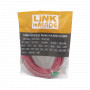 Cable Cat6A Linkmade C6AR-100 C6AR-100 10mt Cat6a U/FTP Rojo LSZH Cable Patch Inyectado Multifilar