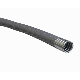 Flexible Metalico Otras Marcas FLEXU-20 FLEXU-20 M20-30 20mm Rollo-30mt Conduit Metalic Cubierto-PVC Semi-Flex 1/2-Pulg