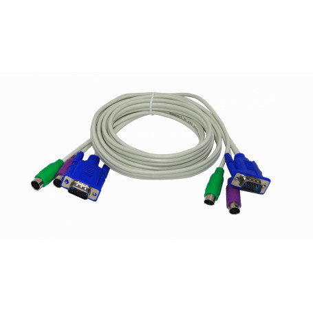 Cables para KVM Generico KVM-CB KVM-CB Cables para KVM 1,5mt VGA-PS2/Macho-Macho 1.5mt 150cm