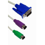 Cables para KVM Generico KVM-CB KVM-CB Cables para KVM 1,5mt VGA-PS2/Macho-Macho 1.5mt 150cm