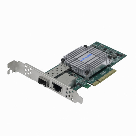 PCIe RJ45 SFP LR-LINK PCIEX-10G-SFP+ PCIEX-10G-SFP+ LR-LINK PCIe-x8 1-10G 1-SFP+10G NIC LRES4001PT-PF Tarjeta 94T0248