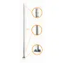 Poste autosoportado Otras Marcas POSTEC-7M POSTEC-7M Poste Conico 7mt 3mm Base-260x260x12mm no-inc-Canastillo Cono-140/60mm