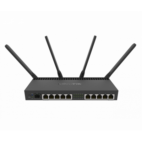 Router Wifi Doble Banda Mikrotik RB4011IGS+IN RB4011IGS+IN MIKROTIK req-cable 10-1000 1-SFP+10G AC2000 L5 1,4GHz-x4 4x3dBi-Fijas