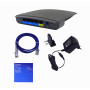 Router 100 2,4G Linksys E900 E900 LINKSYS 4-100 1-WAN Antena-Int 2,4GHz-N300 Router WiFi Plug-5,5x2,1mm