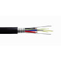 Monomodo Cable 1-10 Fibras Fibra CFSW2-14 CFSW2-14 SM OS2 2-Fibras-G652D + 2xAWG14 1-mt Hibrido Negro Exterior PE 10mm