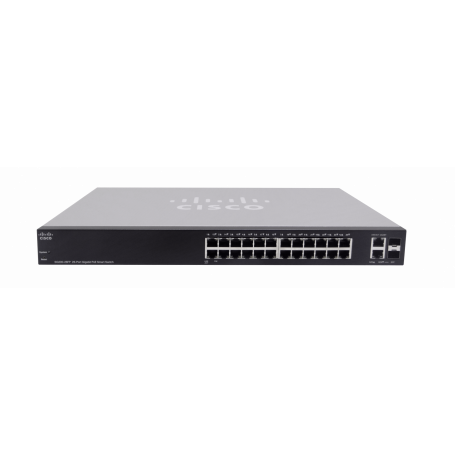 Admin 16-24 PoE Cisco SG200-26FP-RF SG200-26FP-RF CISCO 24-1000-PoE-af 180W-tot 2-SFP-Combo Switch Smart Rack