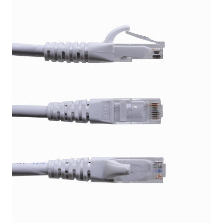 Cat6 entre 0,1 y 1,5mt Linkmade CP6G-06-4 CP6G-06-4 LINKMADE 4un 60cm CAT6 GRIS LSZH Cable Patch inyectado Multif 4x0,6mt