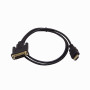 Conversor / Splitter / Switch Generico HDMI-1MMDVI HDMI-1MMDVI Cable DVI/D/Single-Macho a HDMI-Macho 1,0mt Negro 100cm