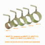 Mastil/accesorios Linkmade MAST-PL MAST-PL LINKMADE Llave 90º con Hilo Repuesto Fijacion Mastil a Base