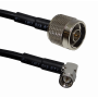 Cable coax armado Generico NM2SM-50CM NM2SM-50CM 50cm .SMA-Macho N-Macho RG58 Cable Coaxial Negro