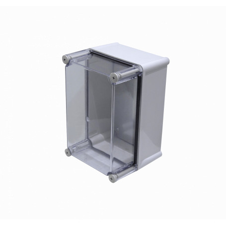 Caja Gabinete Plastico TIBOX TJ-AT-2819-1 TJ-AT-2819-1 TIBOX 280x190x180mm Caja ABS IP66 Tapa-Transparente c/Placa-Aluminio