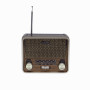 Parlantes Generico MINIRETRO MINIRETRO AUDIOLAB Radio Vintage Recargabl AM/FM/SW USB mSD MP3 opc-5V opc-Pilas