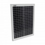 UPS / Panel Solar Generico MONO-20W MONO-20W 20W 18,2Vmp Monocristalino Panel Fotovoltaico 36-Celdas 485x360x25mm