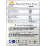 UPS / Panel Solar Generico MONO-20W MONO-20W 20W 18,2Vmp Monocristalino Panel Fotovoltaico 36-Celdas 485x360x25mm