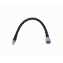 Cable coax armado Generico RM4NM-30CM RM4NM-30CM 30cm RPSMA-Macho N-Macho LMR400 1-Pie Cable Coaxial Negro 0,3mt 1ft