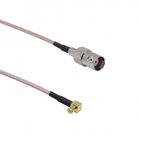 Cable coax armado Generico MM1BH-15CM MM1BH-15CM Cable RG315 0,15mt BNC-Hembra .MCX-Macho Coaxial GPS 15cm 0.15mt
