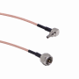 Cable coax armado Generico 9M1FM-15CM 9M1FM-15CM CRC9-M-90º a F-Macho RG316 Cable Coaxial 15cm