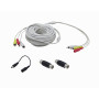 HDMI/DVI/VGA/RG59/ F/BNC Generico QS60F QS60F CABLE 18mt 2-RCA-MM 1-Plug-5,5x2,1mm Gris Coaxial CCTV
