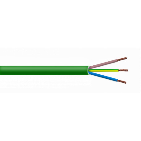 Conductor 1,0-2,5mm2 Generico VORDON15 VORDON15 LSZH Verde 3x1,5mm por-mt Cordon Cable Electrico RZ1-K 3x1.5mm