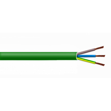 Conductor 1,0-2,5mm2 Generico VORDON25 VORDON25 LSZH Verde 3x2,5mm por-mt Cordon Cable Electrico RZ1-K 3x2.5mm