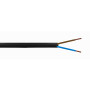 Conductor 0,1-0,9mm2 Generico CORDON7-2 CORDON7-2 Negro 2x0,75mm 100mt Cable Electrico RVV 4-6AMP 2x0.75mm PVC