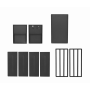 Caja Gabinete Metal Generico EBM-C EBM-C Gabinete metalico 454x616x681mm desarmado multiuso negro p/8-baterias
