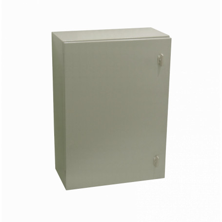 Armado Tab. electrico TIBOX ST5-725 ST5-725 TIBOX 700x500x250mm 2-chapa-sin/Llave Caja Metalica IP66 Beige c/Placa