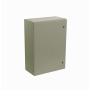 Armado Tab. electrico TIBOX ST5-725 ST5-725 TIBOX 700x500x250mm 2-chapa-sin/Llave Caja Metalica IP66 Beige c/Placa
