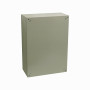 Armado Tab. electrico TIBOX ST5-725 ST5-725 TIBOX 700x500x250mm 2-chapa-sin/Llave Caja Metalica IP66 Beige c/Placa