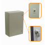 Armado Tab. electrico TIBOX ST5-725 ST5-725 TIBOX 700x500x250mm 2-chapa-sin/Llave Caja Metalica IP66 Beige c/Placa