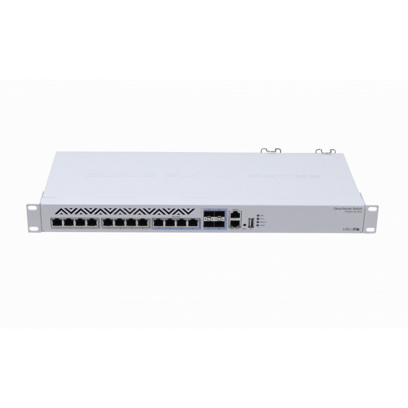 Commutateur MikroTik CRS312-4C+8XG-RM 8 Ports Gigabit + 1