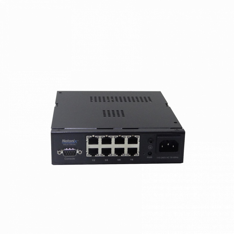 WS-8-150-AC NETONIX Switch 220VAC 8-1000-PoE/24V/48V