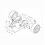 MicroPC pi/bpi Generico KIT-AUTITO KIT-AUTITO Kit Carrito para armar auto 3-ruedas robotica requiere Arduino