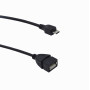 USB Pasivo / FireWire Generico USBAHB USBAHB OTG 10cm A-Hembra MicroB-Macho A/MicroB Cable USB 0,1mt