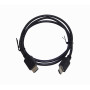 Cable / Extension HDMI Generico HDMI-1MM HDMI-1MM Cable 1,0mt HDMI-M HDMI-M Negro v1.4 100cm 30AWG s/Bisagra