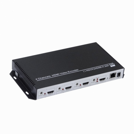 Señal TV Digital / Analoga Generico ENCODER-4K ENCODER-4K Encodificador H.265 4K 4-HDMI/3,5mm-H 1-LAN Encoder ZY-EH404 ENC-4004K