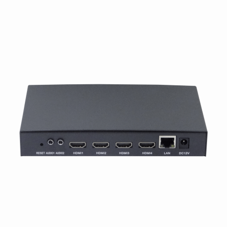 Señal TV Digital / Analoga Generico ENCODER-45 ENCODER-45 Encodificador H.264 1080p 60fps 4-HDMI 2-3,5mm 1-LAN inc12V Encoder
