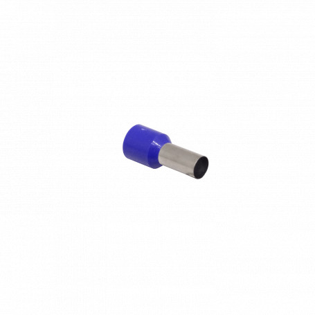 Ferrule / Conico / Conector Generico E16-12-A E16-12-A Azul 16,0mm2 12/22,2mm 100-unid AWG5 Ferrules Terminal Aislado Crimp