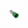 Ferrule / Conico / Conector Generico E25-16-V E25-16-V Verde 25,0mm2 16/29,0mm 100-unid AWG4 Ferrules Terminal Aislado Crimp
