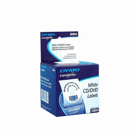 Papel termico / etiqueta DYMO 30854 30854 DYMO 160x Etiquetas 57mm-Diametro para/CD-DVD para/69110