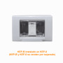 Interruptor Manual / Auto Kalop KEP-B KEP-B KALOP Blanco Bipolar 9/12 4pin Interruptor 10A 250V req/KEP-A KL40175