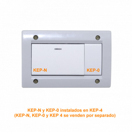 KEP-N KALOP Blanco Teclon 2pin 9/12 Interruptor 16A 250V req/KEP-A KT40123