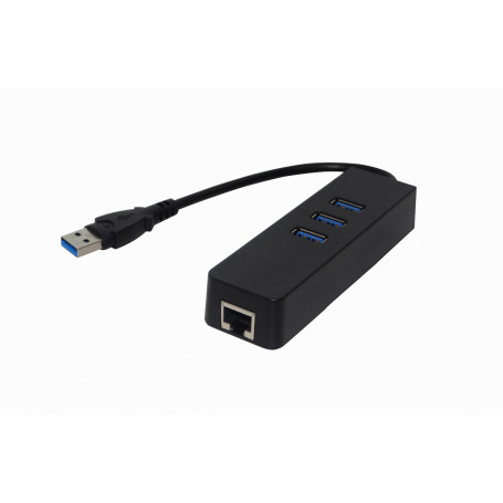 USB HUB / LAN RJ45 Generico GENLANHUB3 GENLANHUB3 1-USB3.0-AM 1-LAN-RJ45-Ethernet 10/100/1000mbps Hub-3p Win Mac Linux