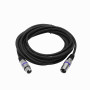 RGB control XLR Generico XLR3-6MH XLR3-6MH Cable 6mts 6,5mm Canon Macho-Hembra DMX XLR PAC122